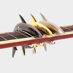 Guitar Capo Shark Acoustic Tuner Guitar Accessories Quick Change Clamp Electric Guitar Shark Capo Musical Instrument Acoustic