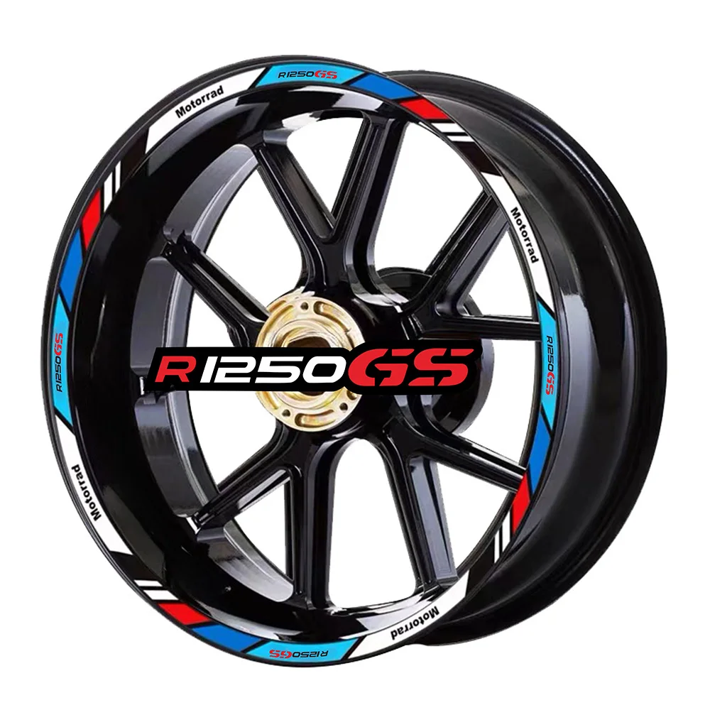 

Для BMW R1250GS R1250GS R17 дюймов светоотражающие аксессуары для мотоциклов модификация колесных шин наклейка ступица водонепроницаемые наклейки обод Str