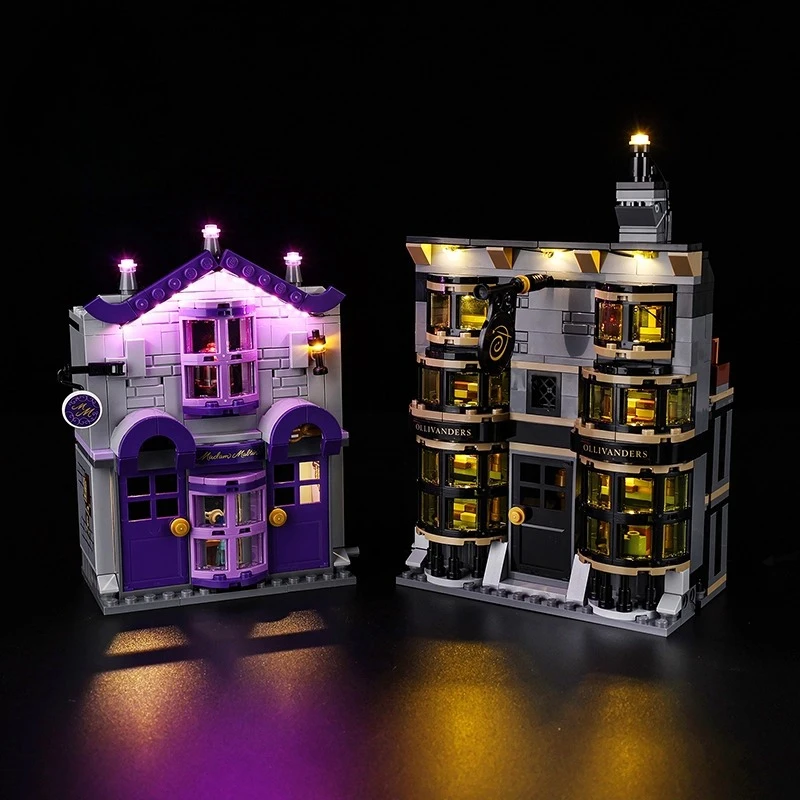 Kein Modell LED-Beleuchtungsset passend für LEGO Ollivanders & Madam Malkin's Robes 76439 (Bausteine nicht im Lieferumfang enthalten)