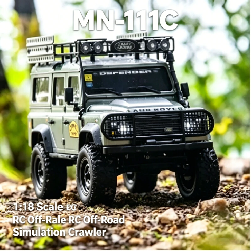 

MN-111C 1:18 RC Off-Road Climber | Realistic LED & High Grip | Full Proportional RC Truck | Perfect Hobby Grade Gift for Boys