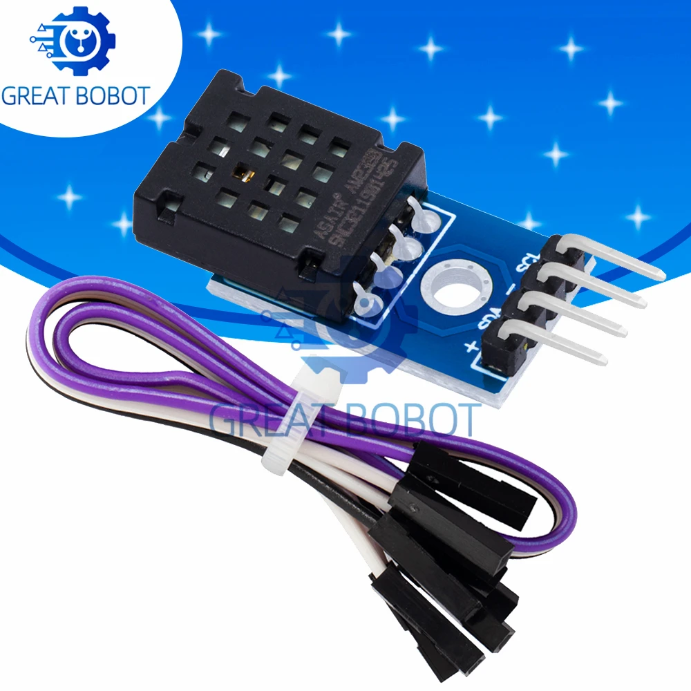 1PCS DHT12 AM2320 Digitale Temperatur & Feuchtigkeit Sensor Modul Einzigen Bus I2C Ersetzen AM2302s
