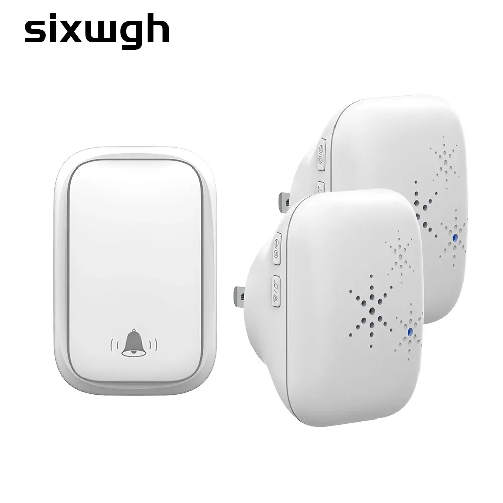 Wireless Doorbell Battery Free EU US UK Plug Waterproof Home Wireless Buzzer Welcome Doorbell