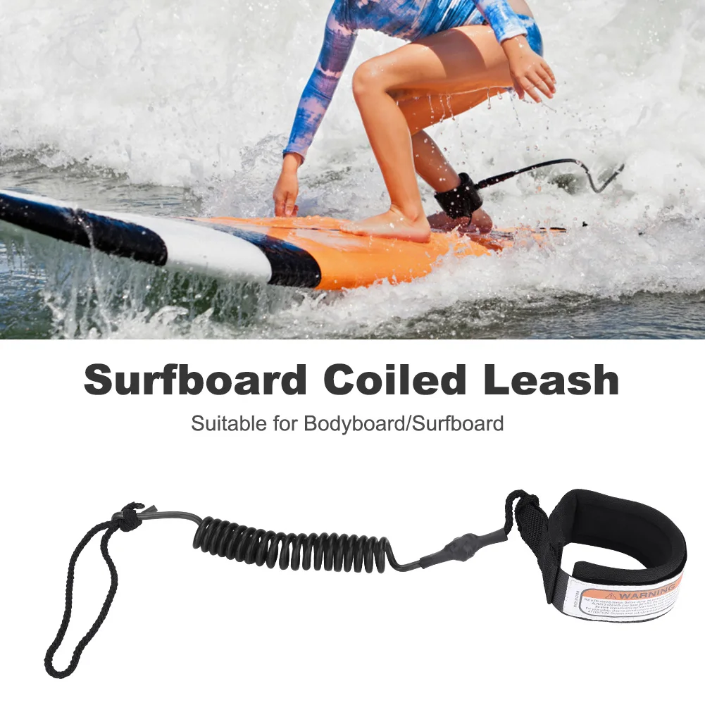 5mm Surfbrett gewickelte Fuß leine bequemes Stand Up Paddle Board Knöchel riemen leichtes Kajak Paddel Lanyard