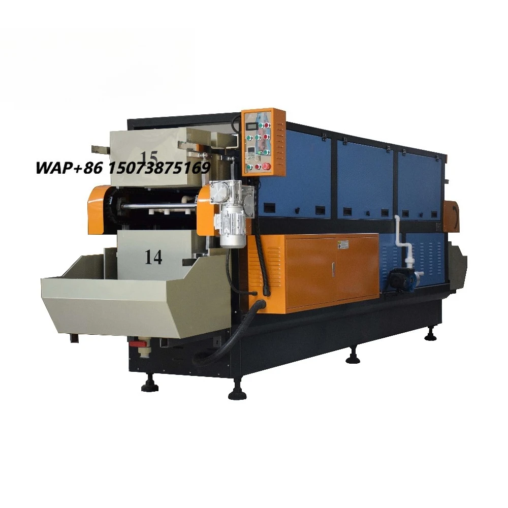 Stainless Steel Metal Cookware Surface Grinding Buffing Magnetic Polishing Machine