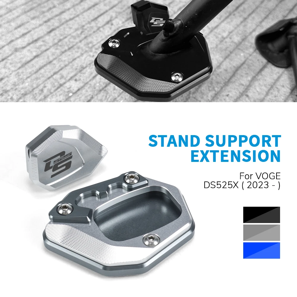 

For Voge DSX525 DS525X DS 525 X 2023- Motorcycle Accessories Kickstand Side Stand Support Extension Foot Pad Base