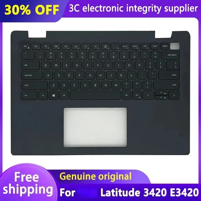 

Новая оригинальная американская клавиатура для Latitude 3420 E3420, верхняя крышка с упором для рук, верхняя крышка с подсветкой клавиатуры 04PX9K 4PX9K, черная замена