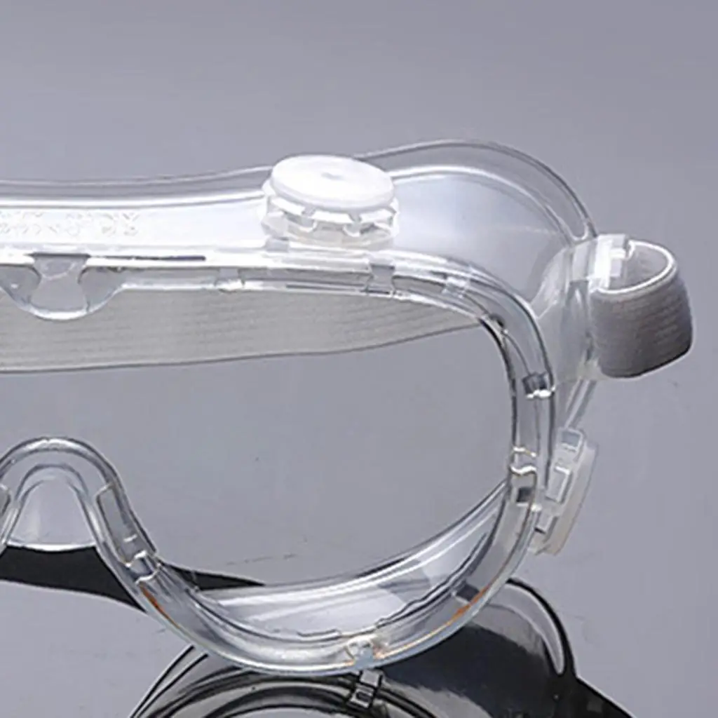 نظارات واقية، عين شفافة كريستالية، زجاج مقاوم للغبار وجيد التهوية، نظارات رذاذ