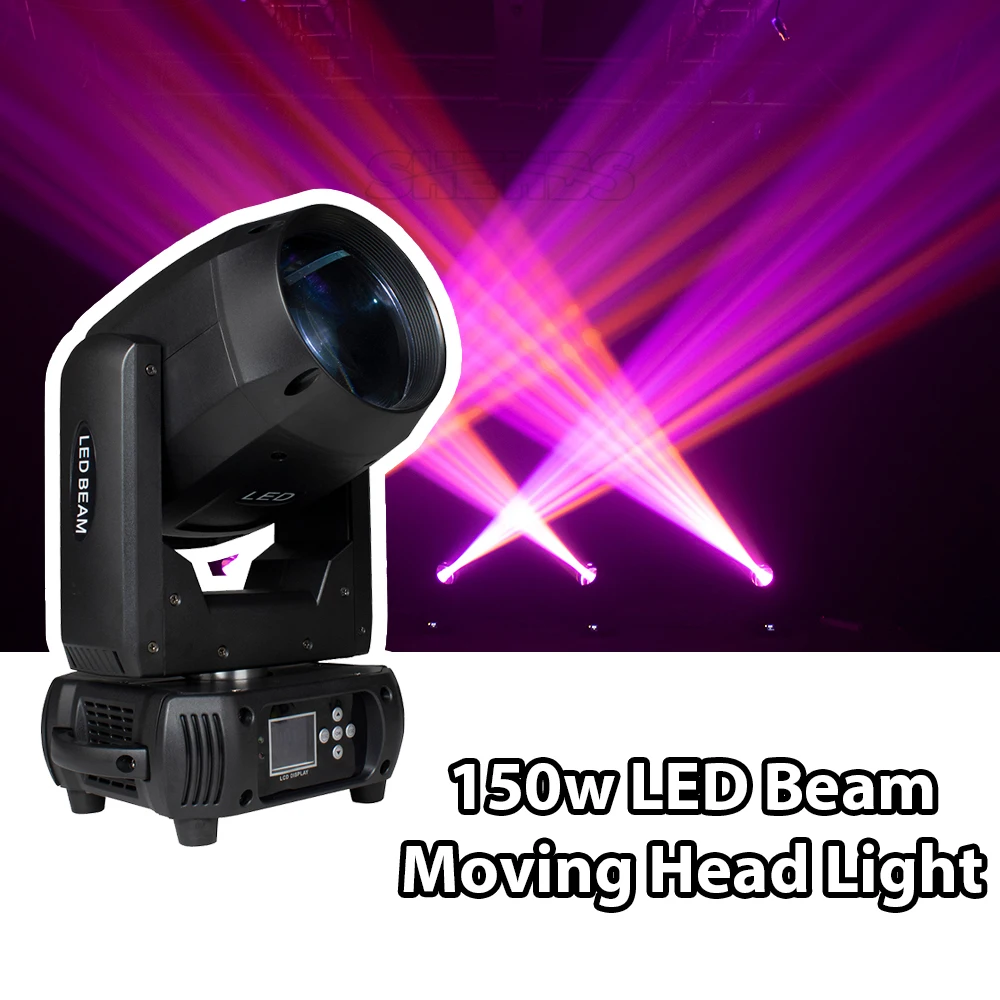 

SHEHDS 150W LED Light Beam Moving Head Stage Light Effect Professional For Disco DJ Wedding Party Concert Performance Show