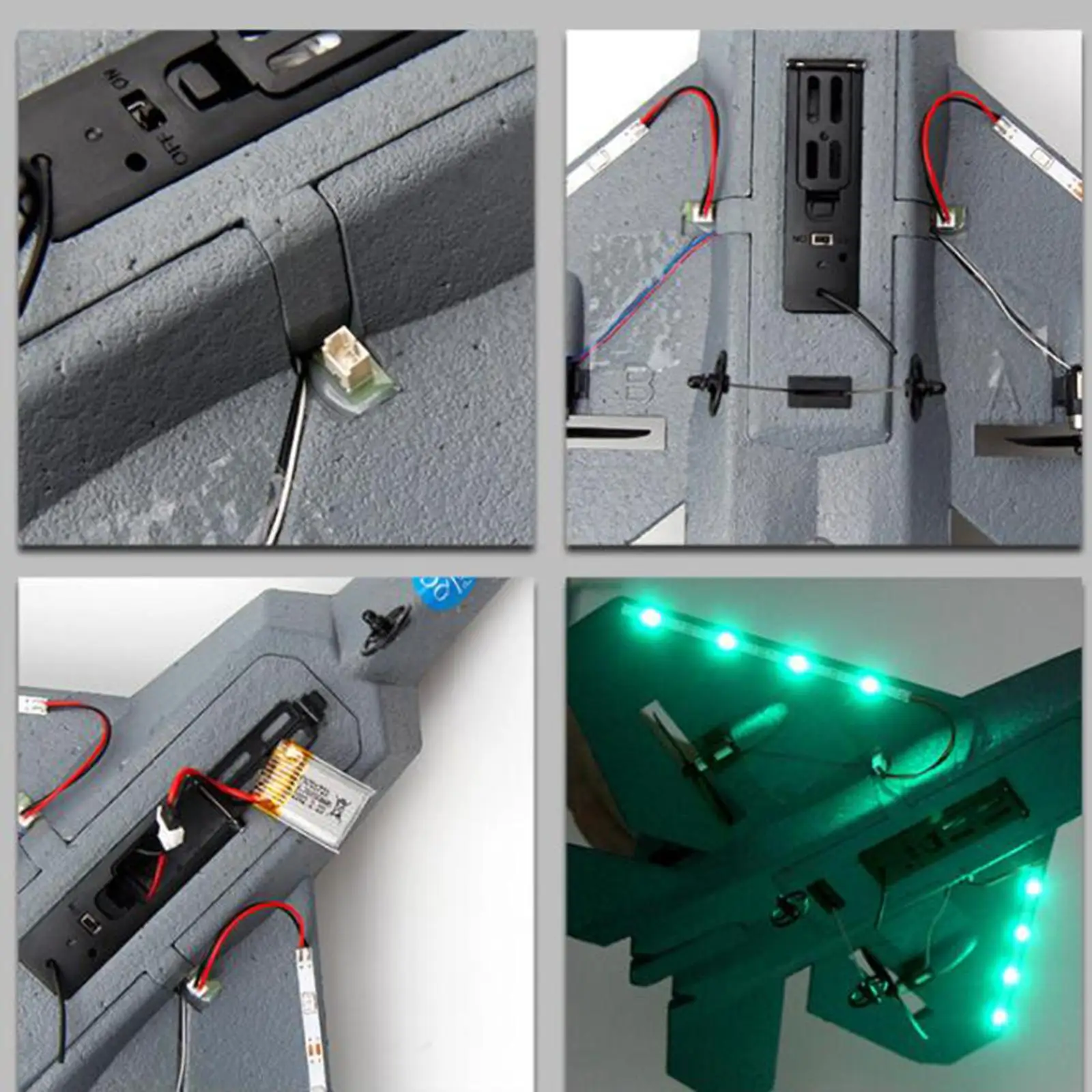 Jouets d'extérieur pour avion RC 2CH prêts à la planeur télécommandé 2.4G