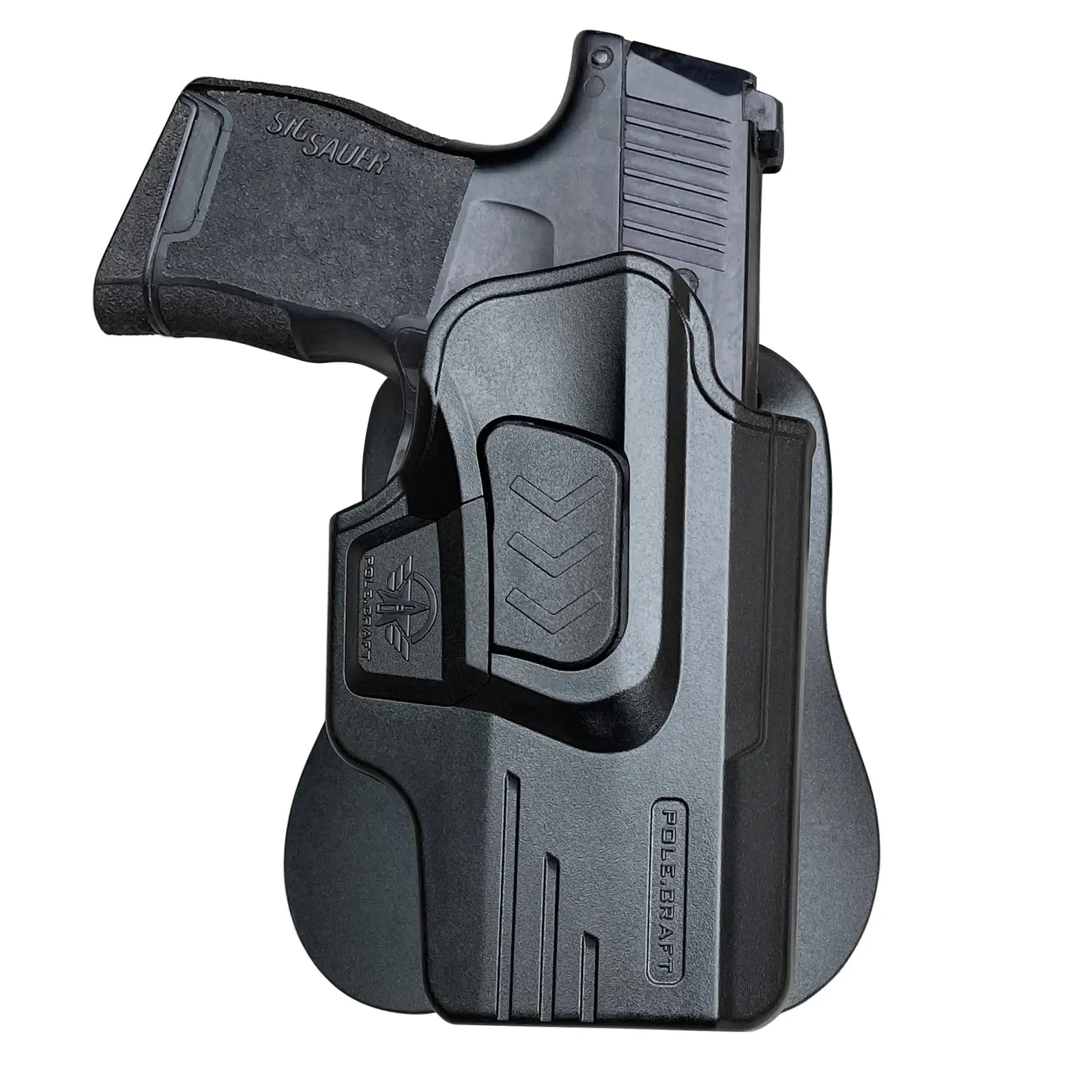 Sig P365 Holster OWB Paddle Polymer Holsters Fit:P365 / P365 SAS / P365 XL Outside Waistband Open Carry Polymer (No Rail)