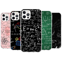 Physics Chemical Mathematics Phone Phone Case For Apple iPhone 11 12 13 14 15 16 Pro Max 7 X XS 8 Plus + Mini SE Customized Prin