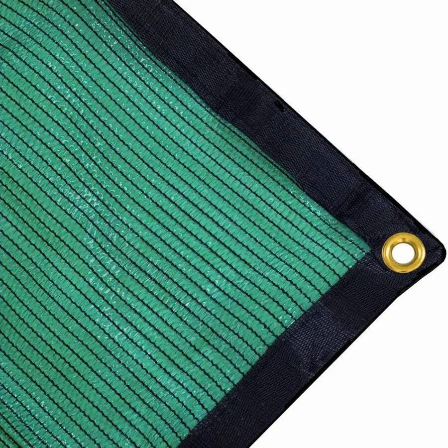 

70% Green Shade Cloth with Grommets, 12x6 FT Heavy Duty UV Blocking Mesh Tarp for Garden Patio Plants Cover