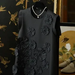 Robe de Soirée Élégante et Décontractée pour Occasions Formelles, Tenue de Style Rétro à Imprimé Sans Bretelles et Longueur de Rincage, 2024