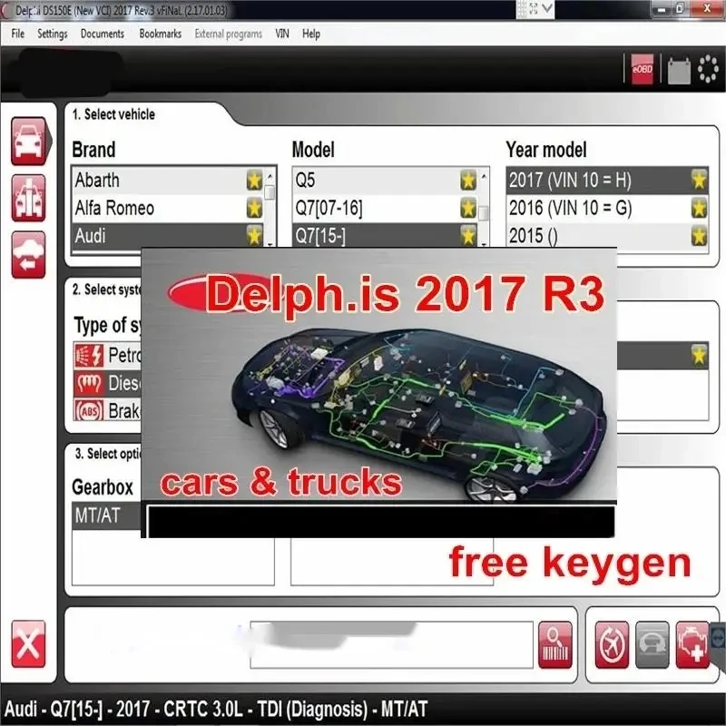 Delphis 2021.10b with keygen  DS 150 Autocoms 2021.11 Codings OBD2 Diagnostic tool Compatible with delphis2017 r3 Car Software