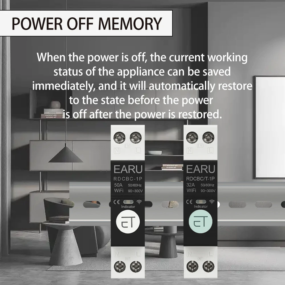 WIFI Circuit Breaker Smart Time Timer Relais Schalter Sprachfernbedienung Tuya eWeLink APP Smart Home für Amazon Alexa Google Home