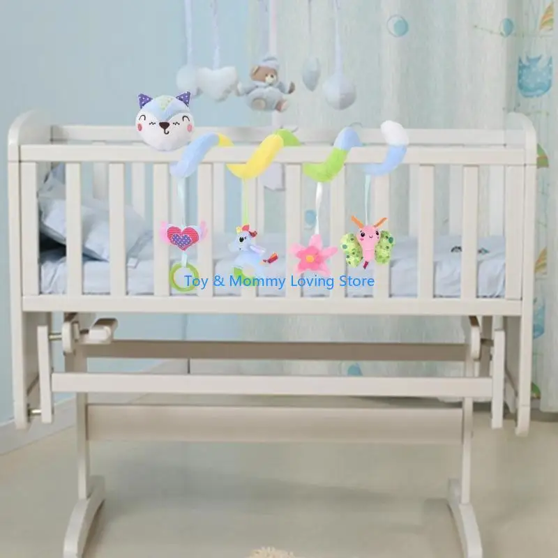 Y1QF autostoelen speelgoed voor baby's pluche speelgoed babywieg Kangen Rammelaars Infant Worm