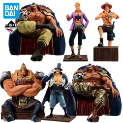 Original In Stock BANDAI Ichiban Kuji Whitebeard Pirates Edward Newgate Marco Jozu Vista Ace Figure Anime One Piece Model Toy