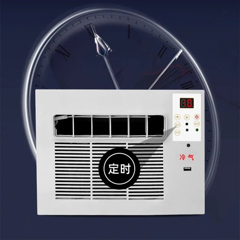 Home Portable Mobile Air Conditioning Dehumidification Desktop Mini Cooling Only Machine Free Installation with Remote Control