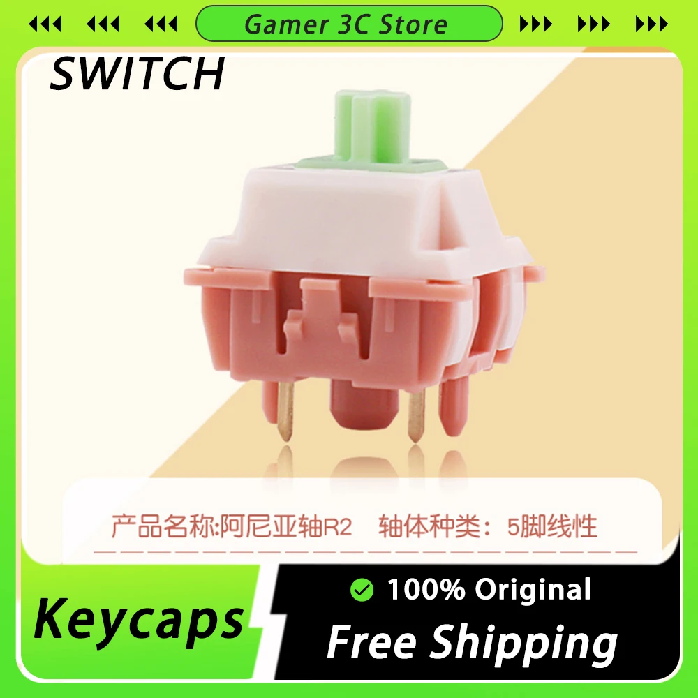 

Aniy r2 Switch Mechanical keyboard Switches Ergonomics Customize Hot Swap 37g Pressure Trigger Linear Switch Hifi Creative