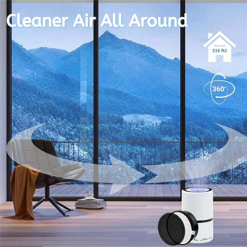 B58B-Replacement Filter For Levoit Air Purifier True HEPA & Activated Carbon Filters For Air Cleaning Efficiency