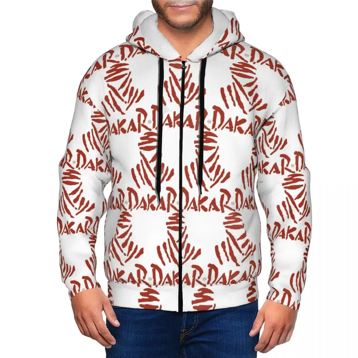 

Толстовки на молнии Dakar Rally, пуловер в стиле хип-хоп, осень-зима, мужские и женские толстовки, топы с длинными рукавами