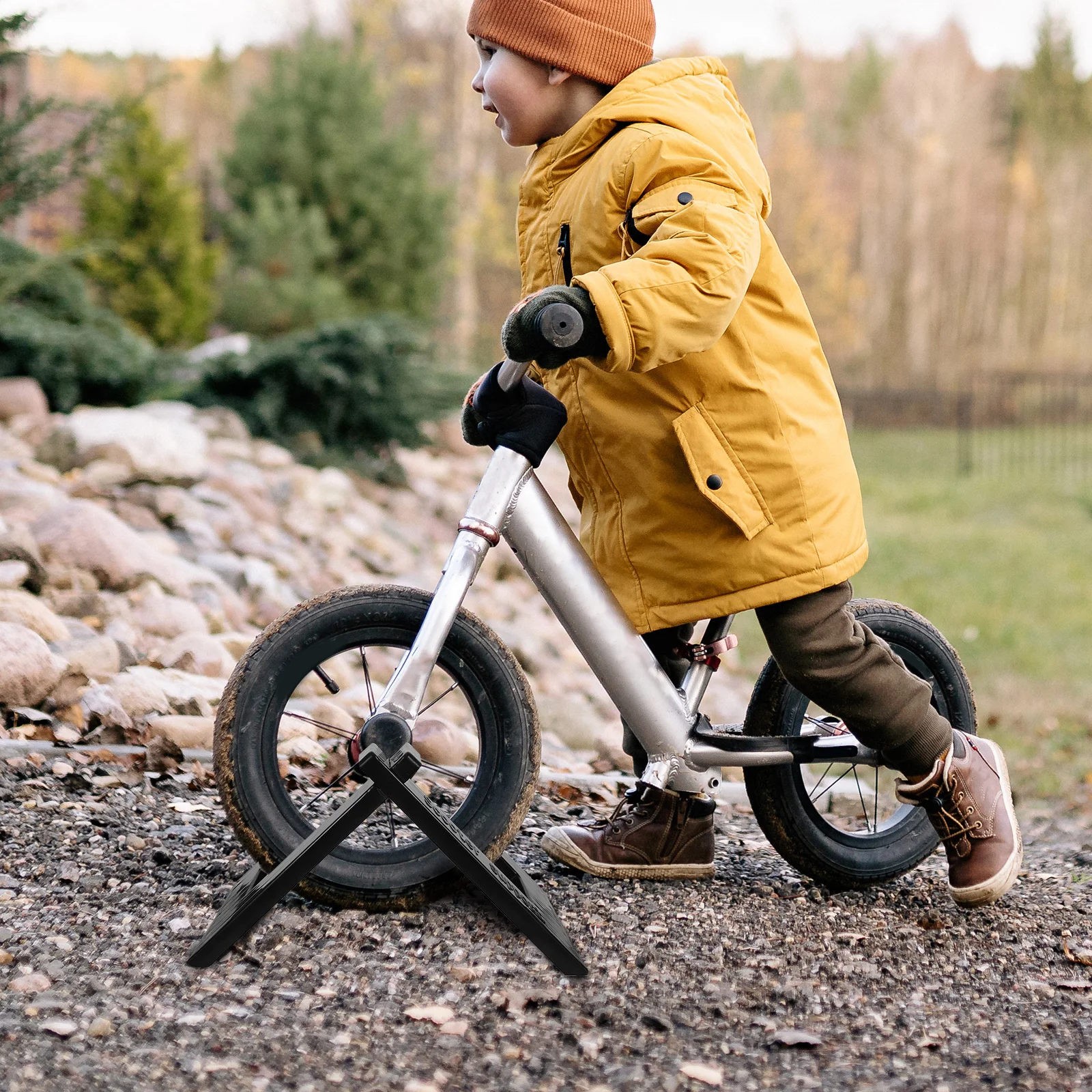 

2Pcs Scooter Stand Plastic Detachable Bike Holder Balanced Support Parking Bike Rack Portable Scooter Parking Stopper