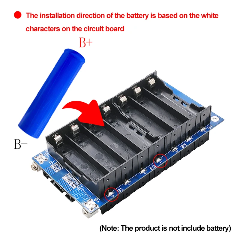 Power Wall 18650 Battery Pack 7S BMS Li-ion Lithium 18650 Battery Holder BMS PCB DIY Ebike Battery 7S Battery Box 24V 29V 7S 40A