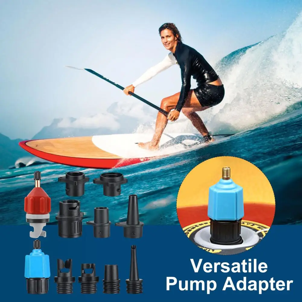 Reliable Device Connector Sup Pump Adapter Kit for Paddle Board Valve Conversion Air Compressor Nozzle Set for Boat for Boats