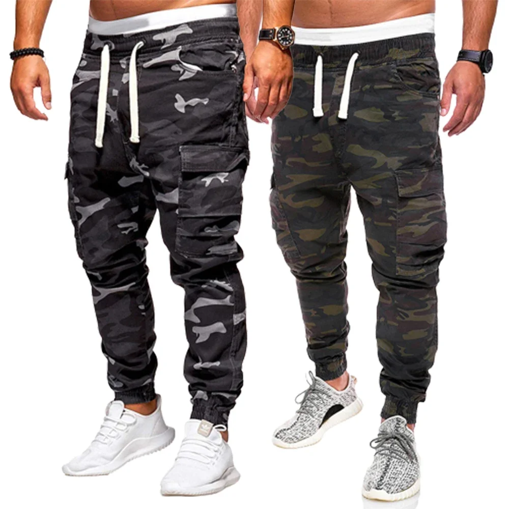 Men's Camouflage Cargo Pant Sweatpants Large Size 4xl Casual Joggers Trousers Hip Hop Army Green Camo Pants Streetwear
