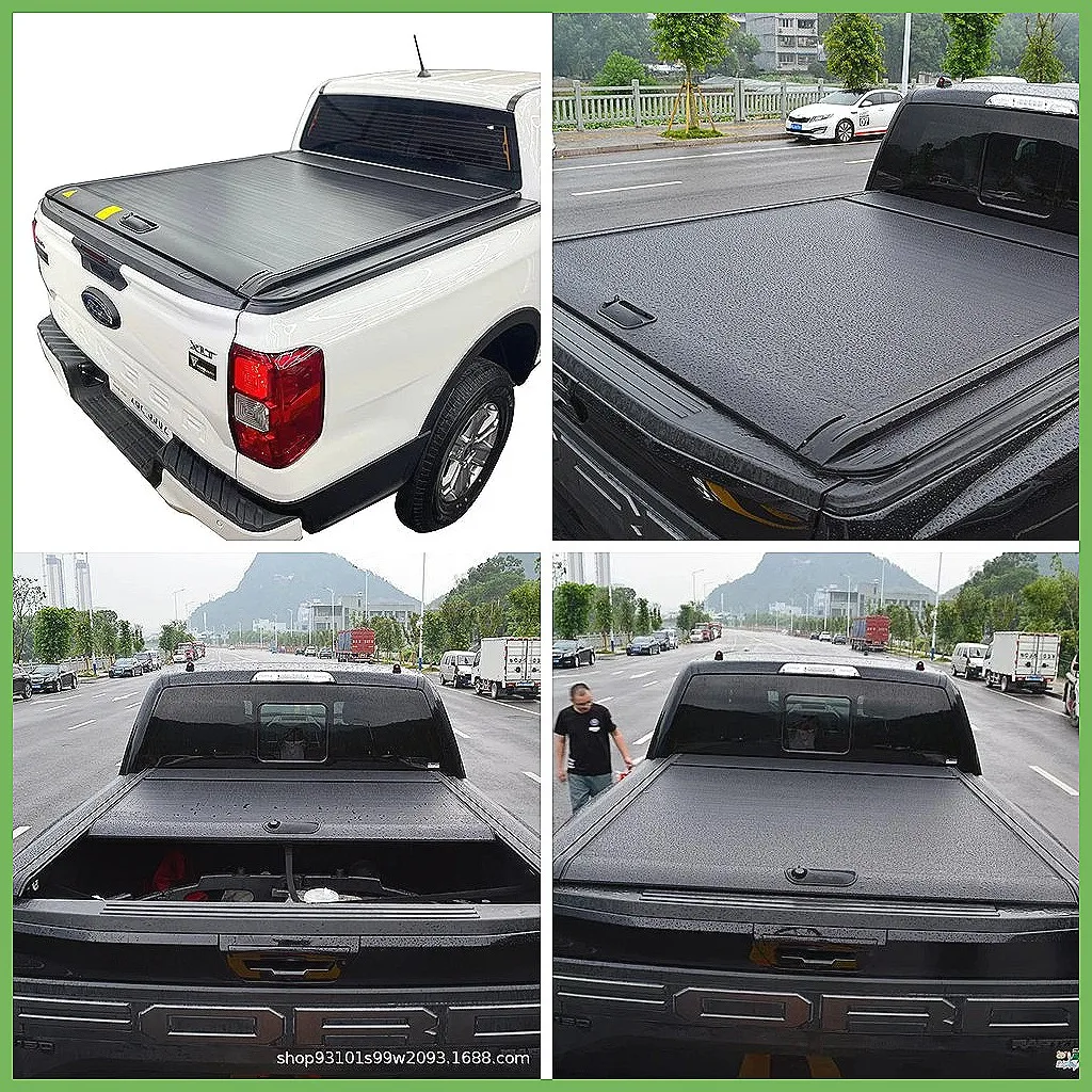 

Electric Roll-up Tonneau Cover for Nissan Navara NP300 D40 Frontier, Waterproof Truck Bed Roller Lid
