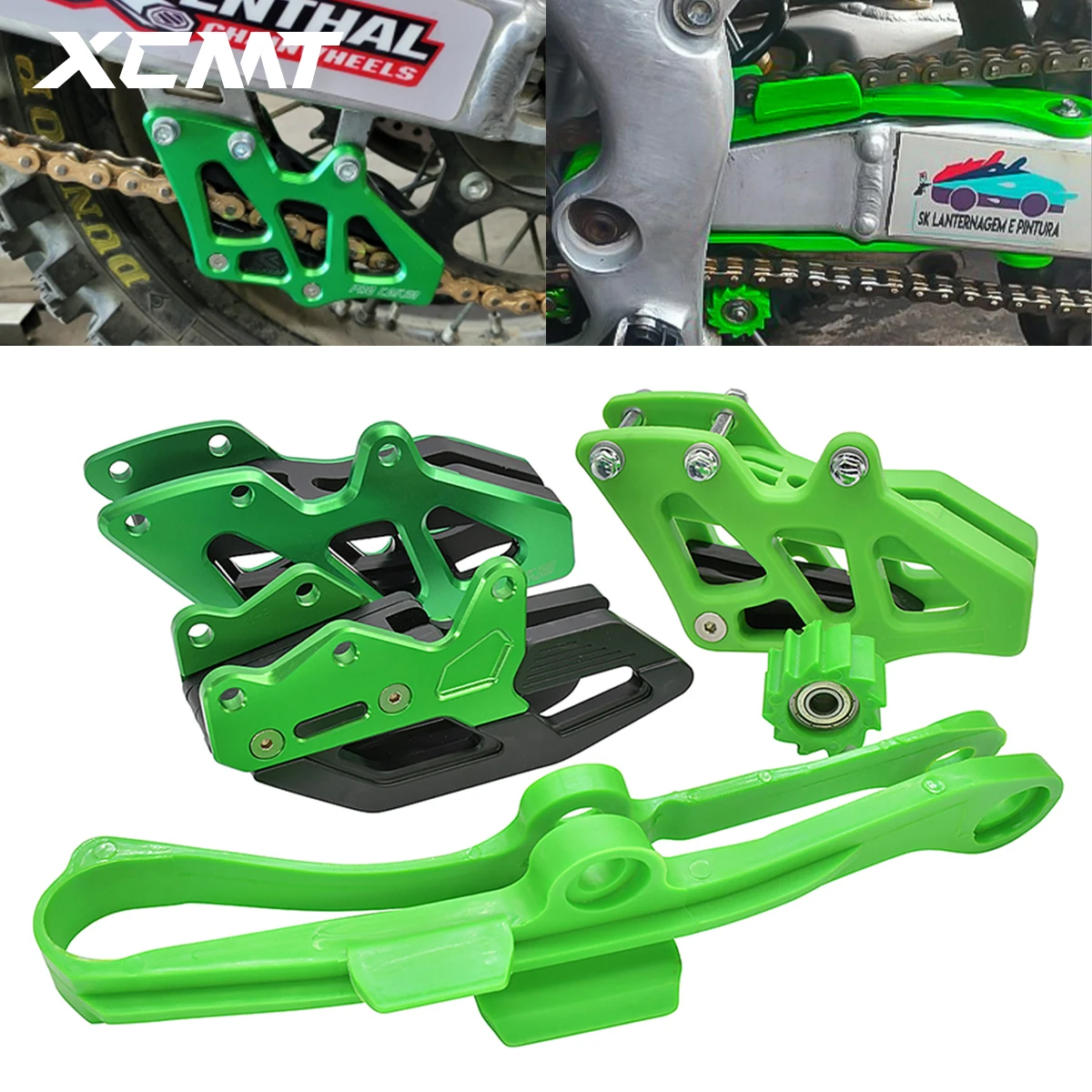 

Motorcycle Chain Guide Slider Guide Swingarm Roller For Kawasaki KX250F KX450F KX 250F 450F KXF 250 450 2009-2020 KLX450R 450R