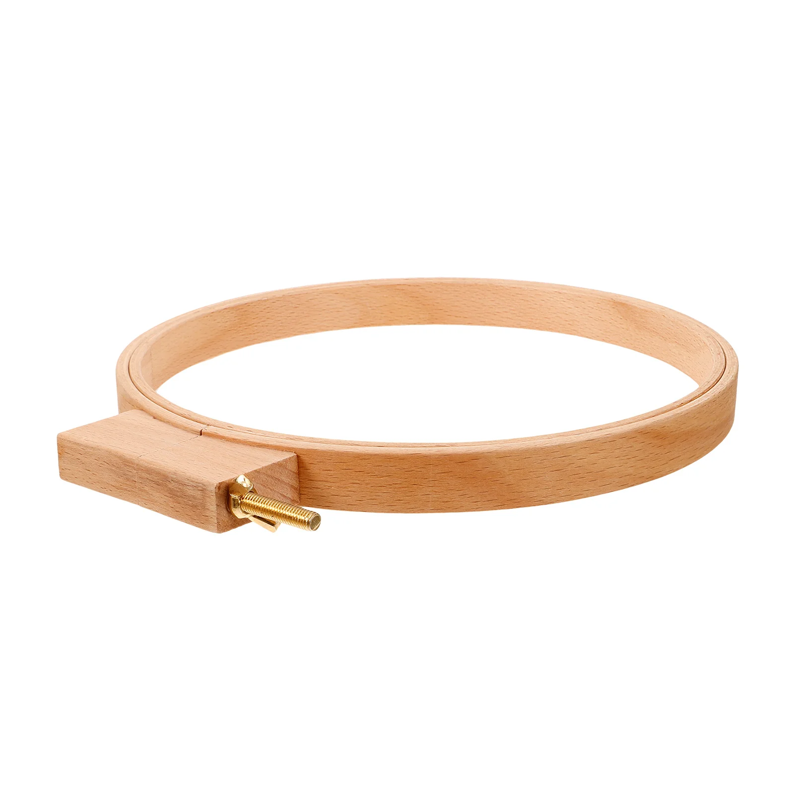 

Embroidery Stretch Hoop Frame Circle Cross Stitch Accessories Decorative Wooden for Hand Hoops