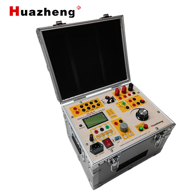 Universal Secondary Current Injection Test Case Microcomputer Control Digital Single Phase Relay Test Set