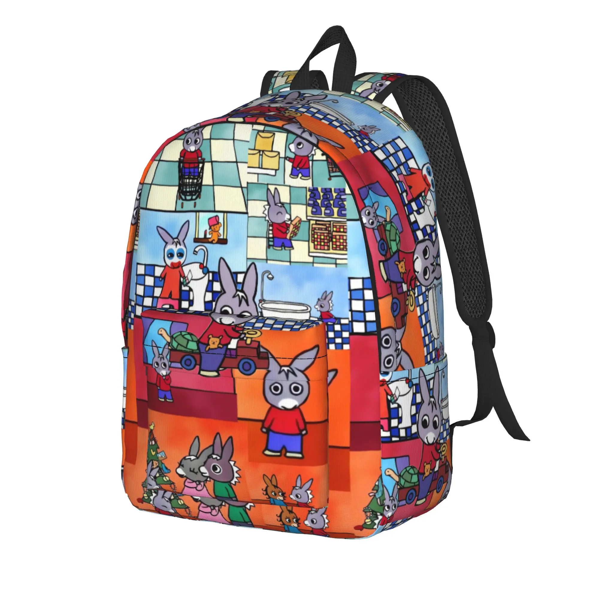 Happy Trotro Backpack Youth  Lightweight Backpacks Polyester Kawaii High School Bags Trekking Colorful Rucksack