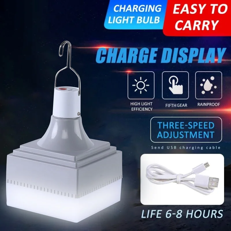 

Outdoor Hanging Lights Emergency Light Portable LED Lamp Bulbs Camping Light USB Night Light Waterproof Tent Light