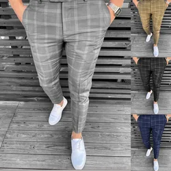 Men Casual Trousers Formal Social Streetwear Pencil Pants For Men's Business Office  Workers Wedding Suit Pants New Hot Sale 3XL