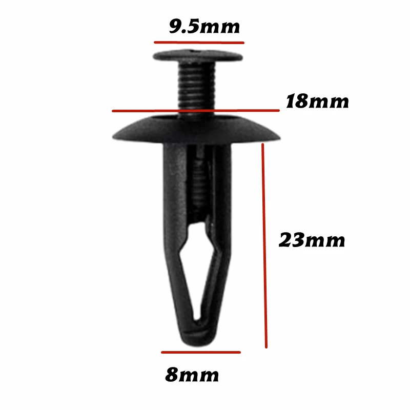 20Pcs For 8mm Hole OE: 20664092 N804570S 7146971349 Car Trim Panel & Hood Insulation Retainer Fender Liner Mudguard Clips  B38