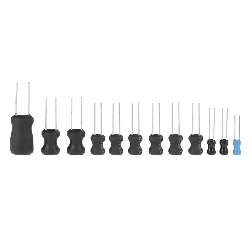 145Pcs Values Assortment 10uH-10mH Inductor 12 Values with A Storage Box Choke Inductor Inductor Coil Hobby Electronics