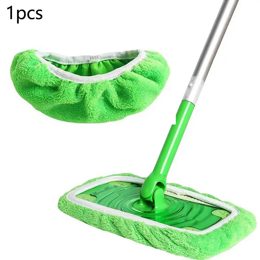 1 Stück Wischmopp-Pads mit hoher Wasseraufnahme und ultrafeinen Faser-Reinigungspads, die sich fest an den meisten Standard-Mopps anschließen können