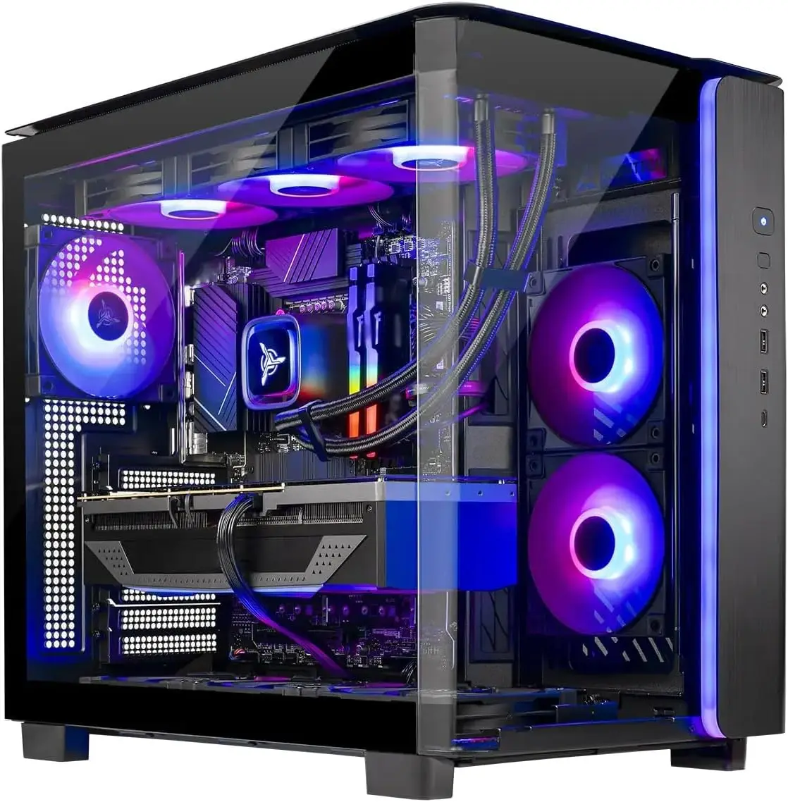 

Skytech Gaming King 95 Desktop PC, Ryzen 7 9800X3D 4.7 GHz (5.2 GHz), NVIDIA RTX 5070 Ti 16GB, 2TB Gen4 NVMe SSD