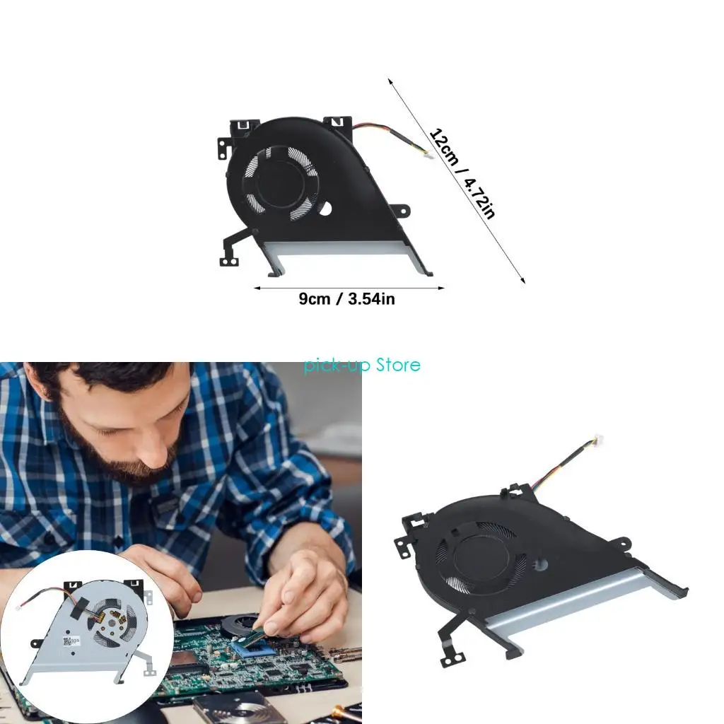 

Усовершенствованный охлаждающий вентилятор Q5WA для ноутбуков, компьютеров серии S530. Правильная металлическая конструкция, и