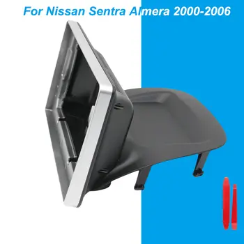 10,1 palcový panel autorádia pro Nissan Sentra Almera 2000-2006 2Din DVD GPS MP5 přehrávač Android Instalace stereo panelu na palubní desku 10 nejlepší prodej Nissan Almeera Dash - №9