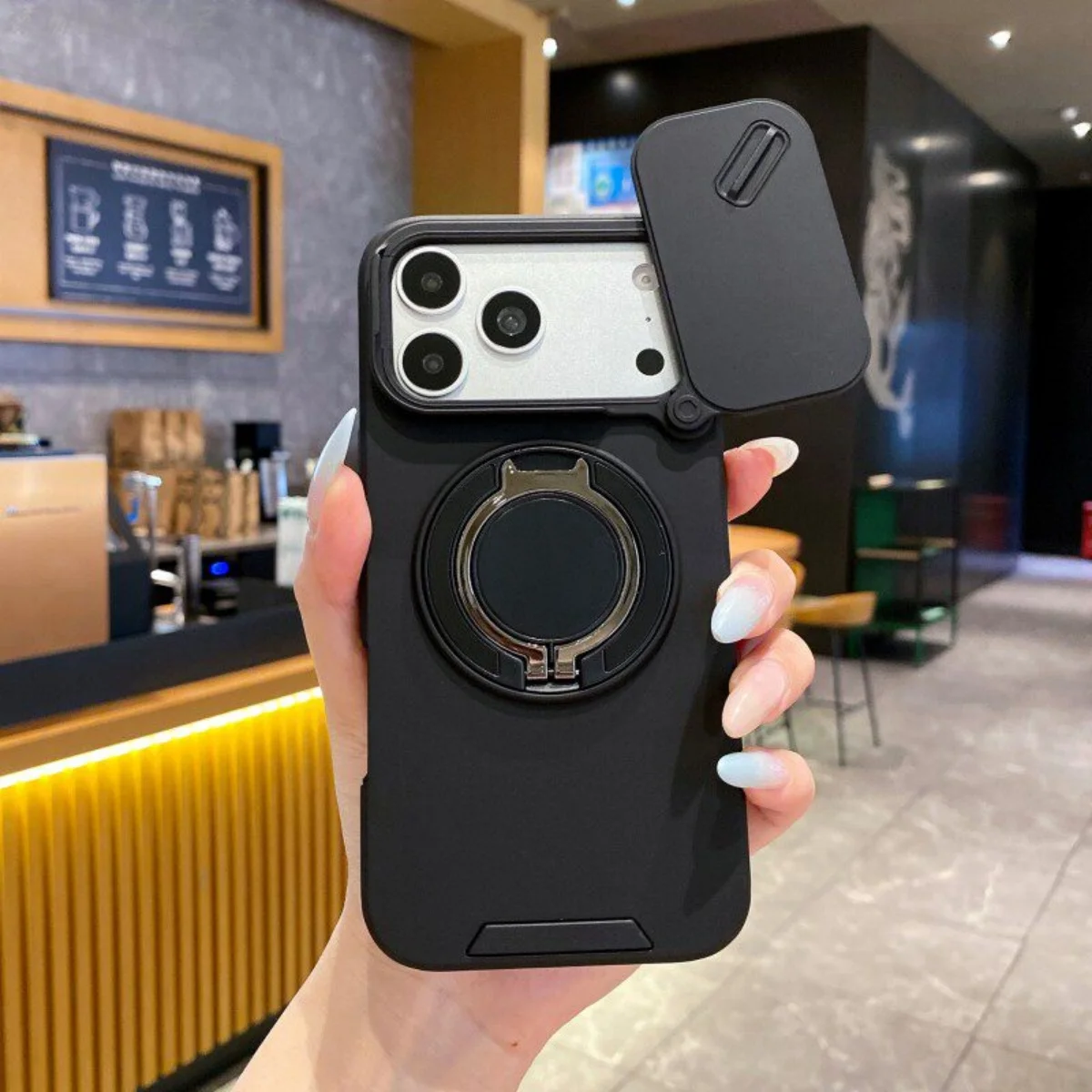 Heavy-duty Rugged Magnetic Stand Case For iPhone 18 17 Air 16 E 15 14 13 12 Pro Max Plus Slide Camera Protect For Magsafe Cover