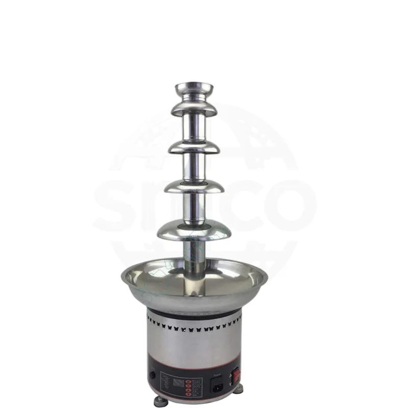 Wholesale  Brand 304 Stainless Steel 6-Layer Commercial Chocolate Fountain Wedding Catering Equipment