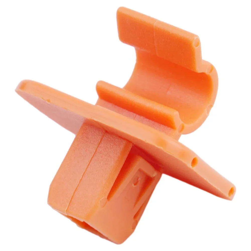 Orange Plastic Car Clips Bracket For Skoda Fabia Octavia MK2 2004-2013 1U0823570A Hood Bonnet Rod Stay Clip Bracket