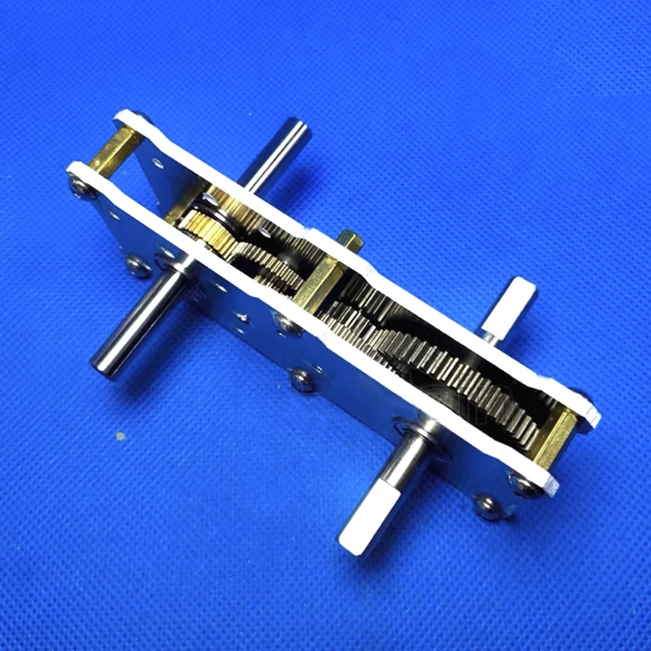 1:28 Metal Gearbox 8mm for Servo Motor Automatic Production Line High Torque Speed Reducer Accelerator Gear Box