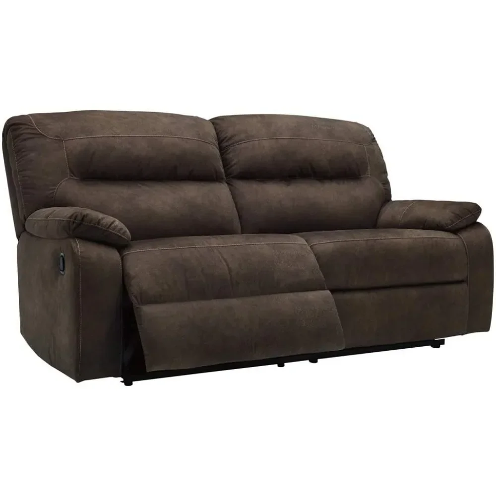 

Bolzano Faux Leather Double Seat Manual Reclining Sofa, Brown