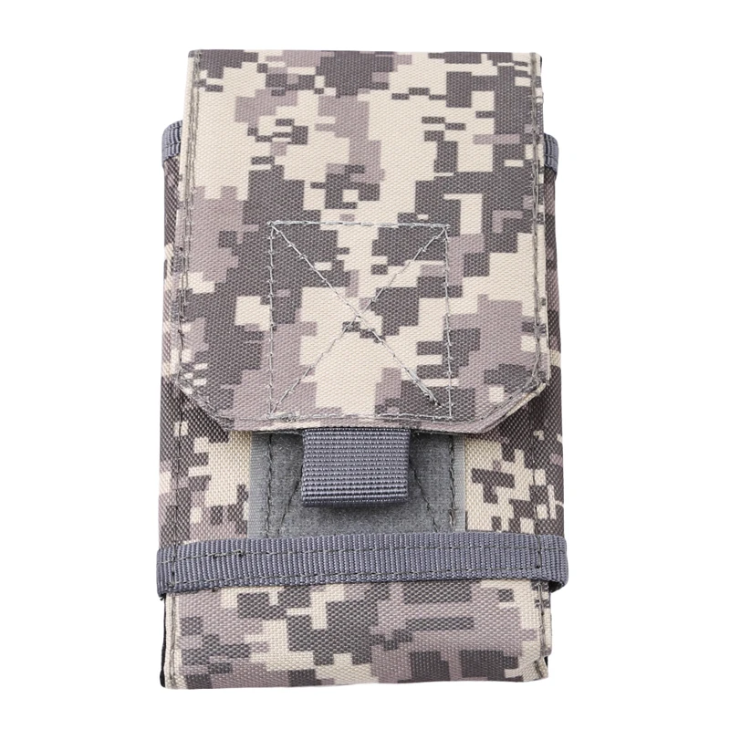 Tactical Camo Belt Pouch Bags Phone Bags Molle Pouch Belt Camp Pocket Waist Fanny Bag Phone Case Pockets For Hunting