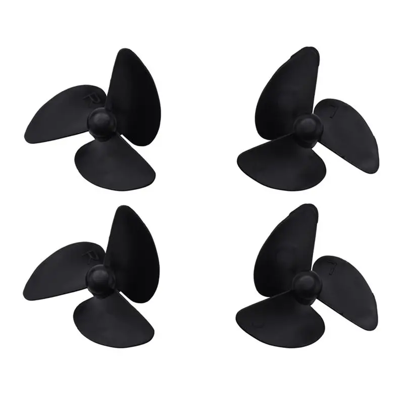 L79A 4Pcs 3-Blade Propeller 4 Left & 4 Right for 2011-5 Fishing Bait Boat Fish Finder RC Boat Spare Parts Accessories