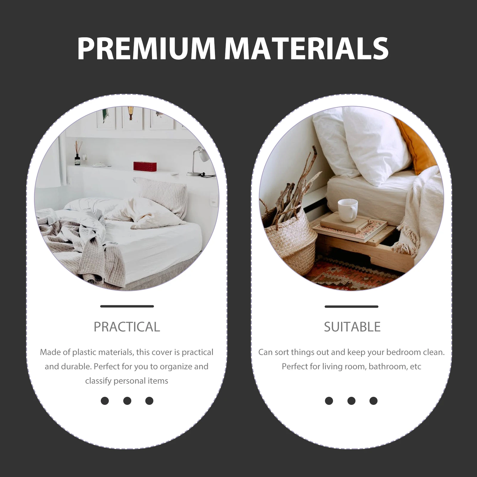 

Zipper Crib Protector Waterproof Breathable Bed Large Capacity Thickened Dustproof Cover Mattress Storage Bag For Bedroom Living